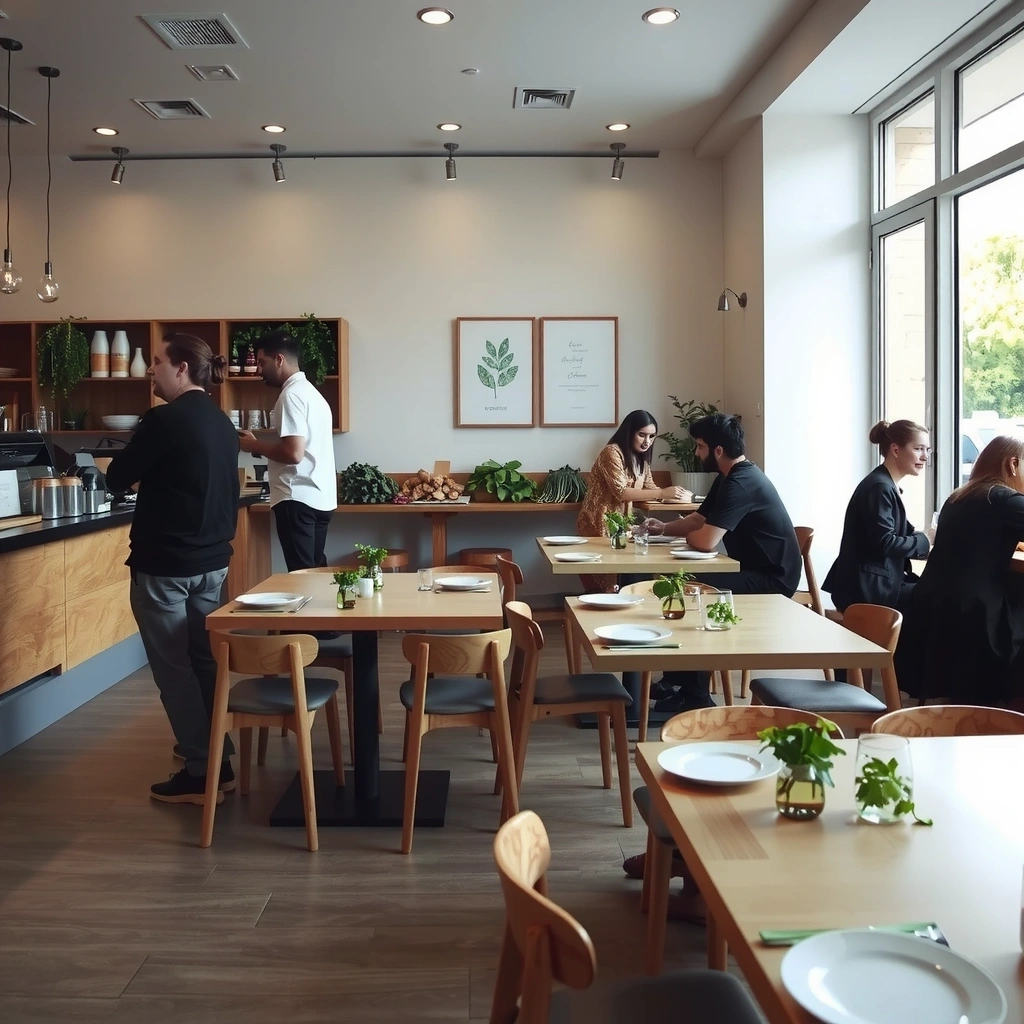 Restaurant bio élégant à Paris